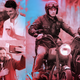 Clockwise from top left: Matthew Rhys and Matthew Goode in The Wine Show (screenshot); Sam Heughan and Graham McTavish in Men In Kilts: A Road Trip With Sam And Graham; Charley Boorman and Ewan McGregor in Long Way Up